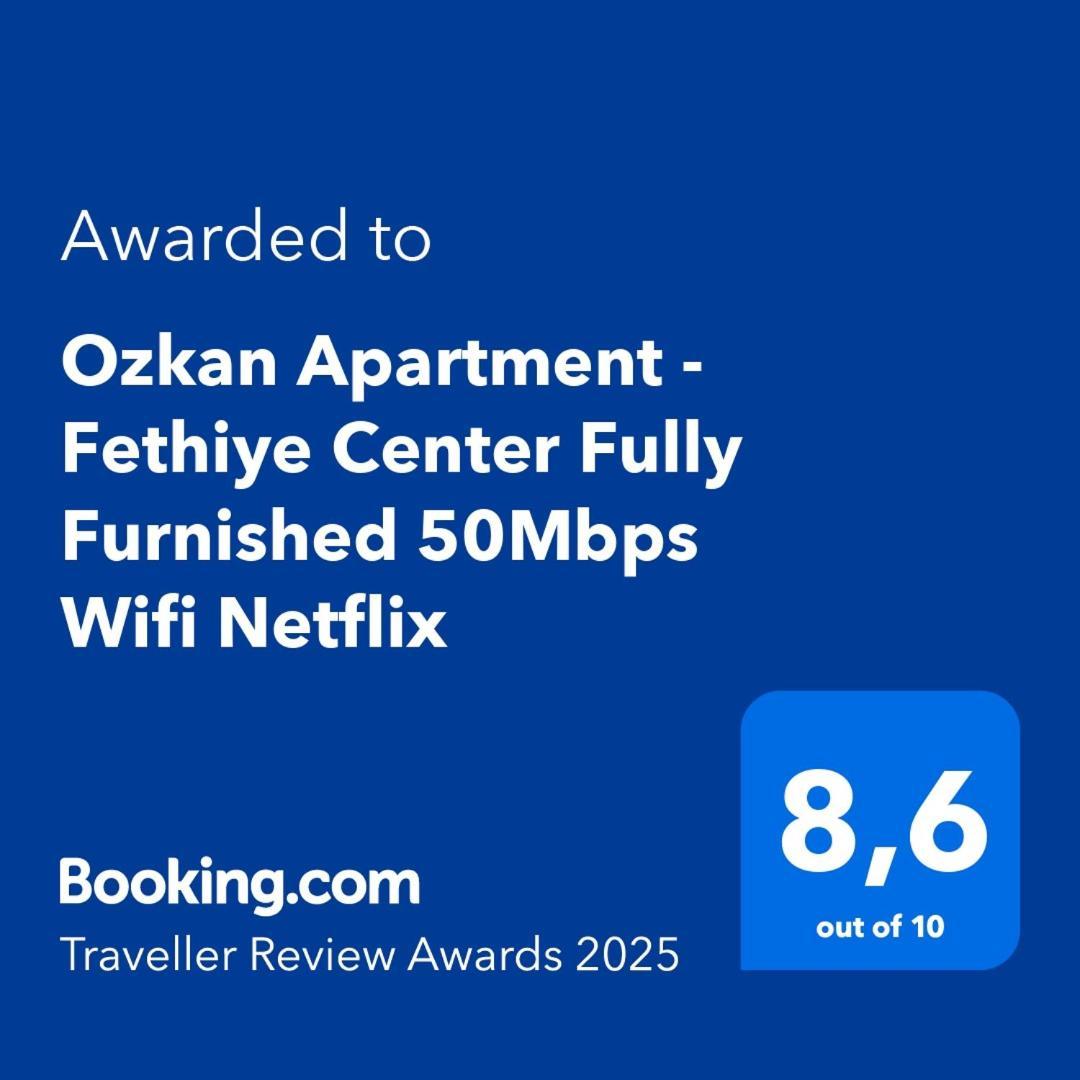 Ozkan Apartment - Fethiye Center Fully Furnished 50Mbps Wifi Netflix Экстерьер фото